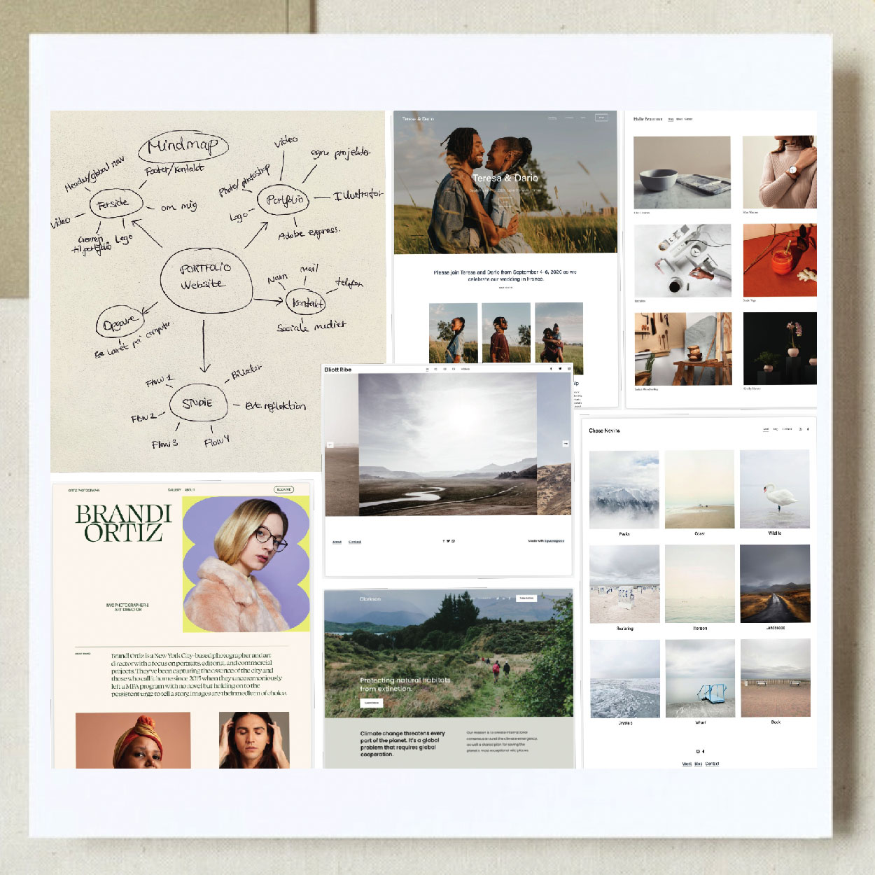 moardboard portfolio